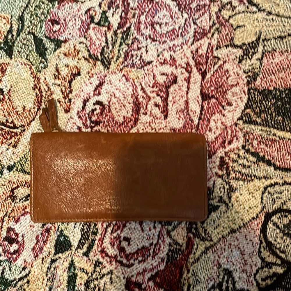 Brown fossil wallet